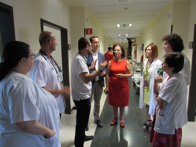 Visita a las obras del Hospital de Poniente