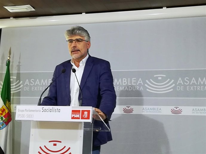 Valentín García en rueda de prensa este miércoles en Mérida