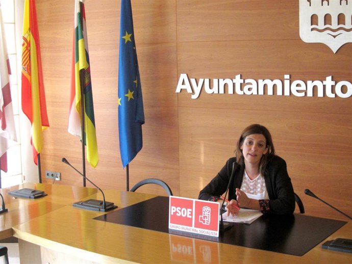 La concejala del PSOE María Marrodán                           
