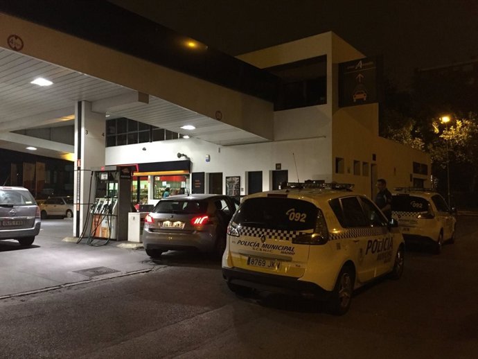 Imagen del suceso en el Paseo de la Castellana