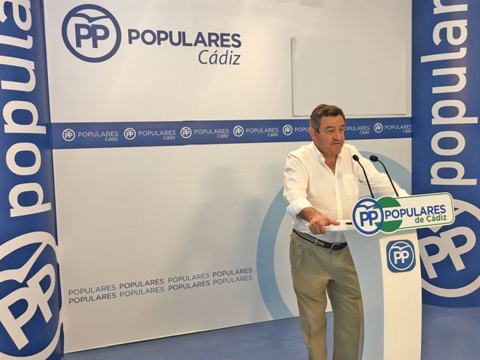 El portavoz del PP en la Diputación de Cádiz, José Loaiza