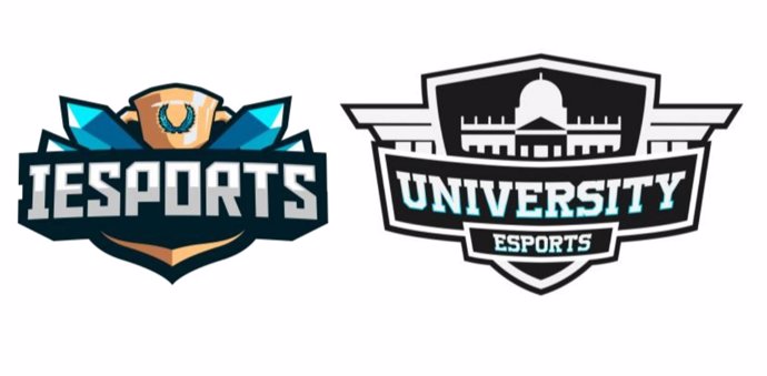 Logos de IESports y Liga University Esports