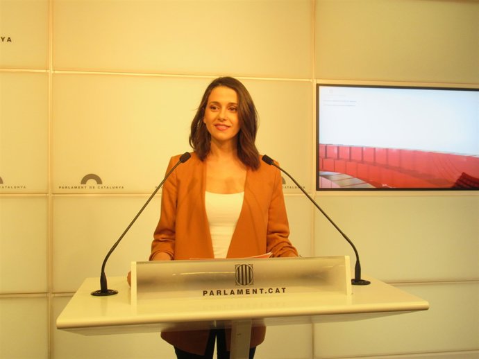 La líder de Cs a Catalunya,  Inés Arrimadas   