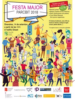 Cartel de la Festa Major del ParcBit 2018