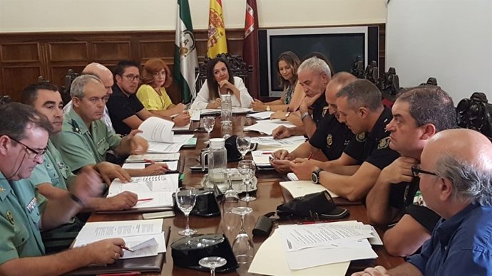 Junta local de seguridad ciudadana en Úbeda