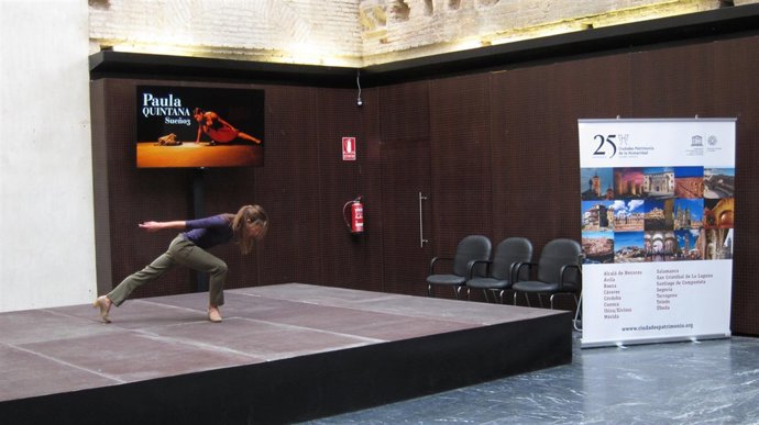 La bailarina de danza Paula Quintana