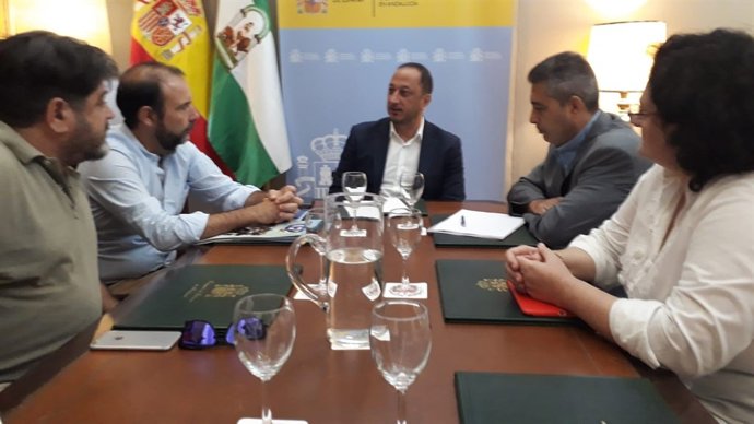 Alfonso Rodríguez Gómez de Celis, con sindicatos policiales