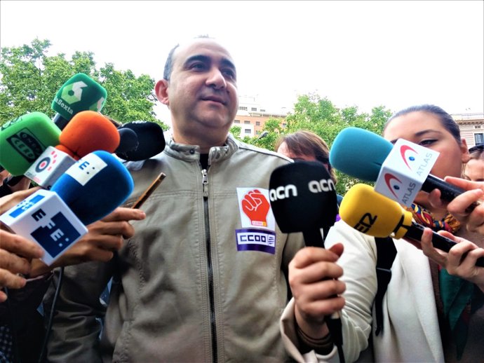 Javier Pacheco, CCOO de Catalunya