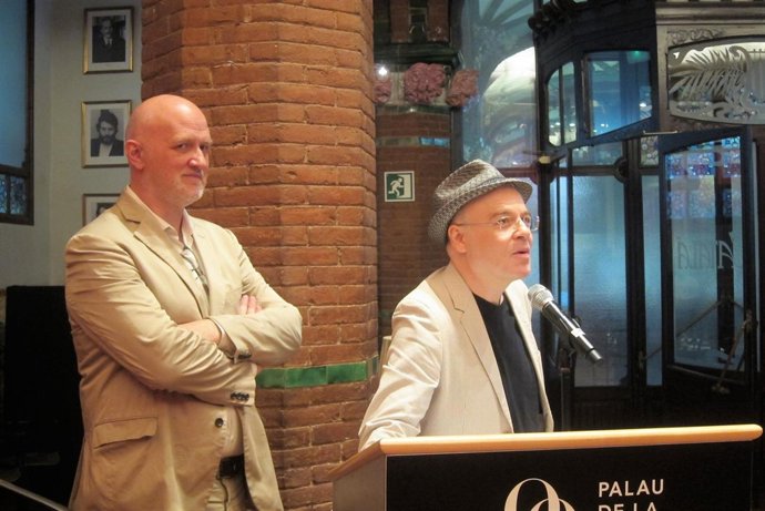 Joan Oller (Palau de la Música) y Jordi Cos (OSV)