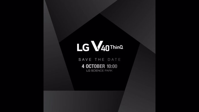 Presentación LG V40 ThinQ