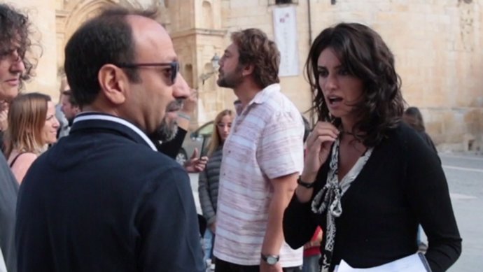  Asghar Farhadi, Javier Bardem Y Penélope Cruz En El Rodaje De Todos Lo Saben