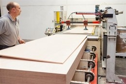 Imagen de una fábrica de Garnica Plywood