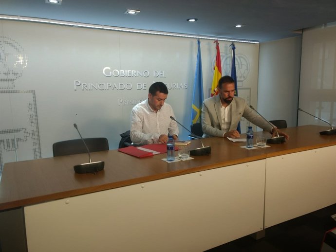 Javier Fernández Lanero y José Manuel Zapico.