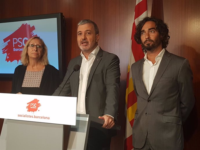Jaume Collboni, Carles Castillo y Assumpta Escarp (PSC) 