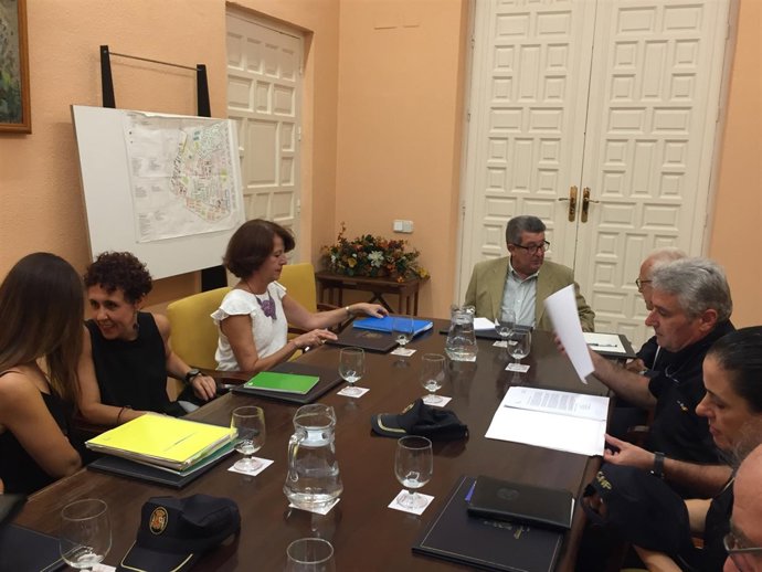 Reunión del grupo operativo de seguridad del Polígono Sur