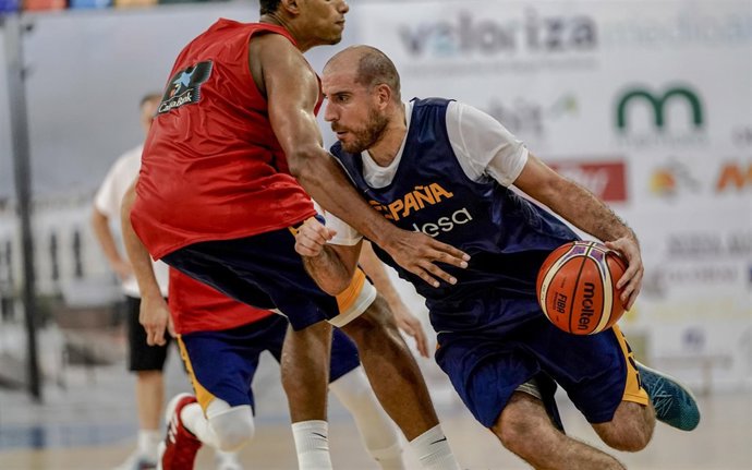 Quino Colom con la selección