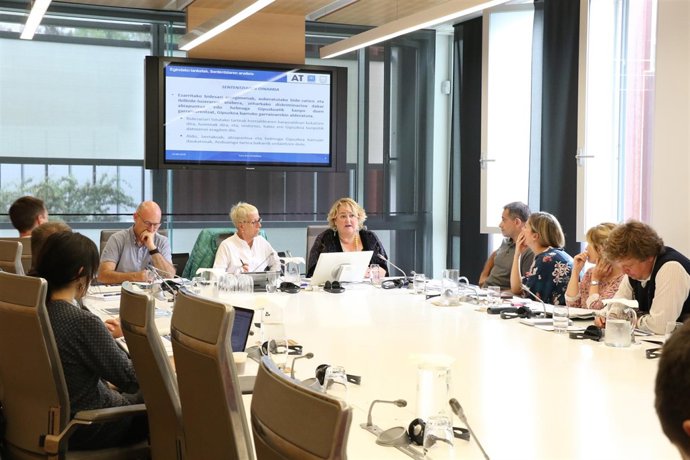 Aintzane Oiarbide en Juntas de Gipuzkoa