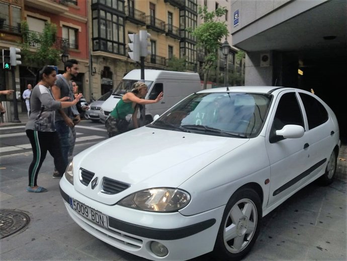 Los acusados por el crimen de Otxarkoaga abandonan el Juzgado