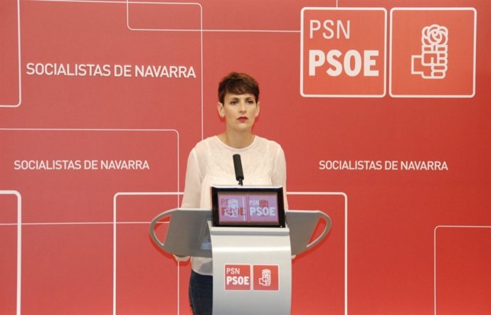 María Chivite, secretaria general del PSN.