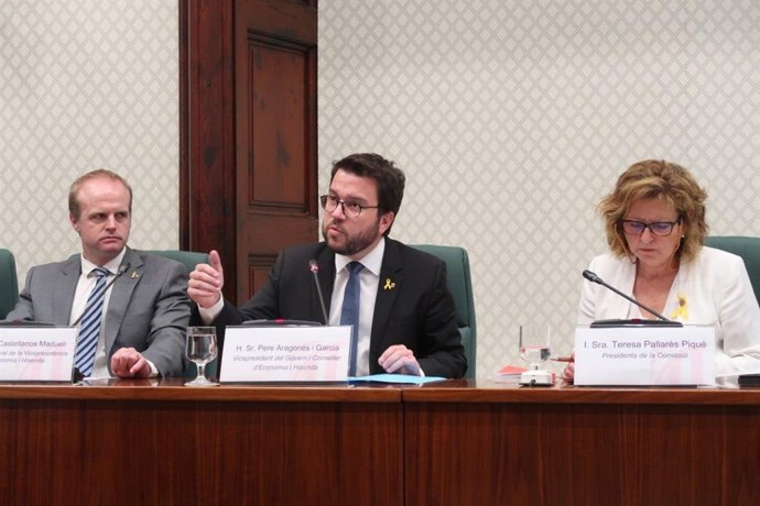 Albert Castellanos, conseller Pere Aragonès, diputada Teresa Pallarès