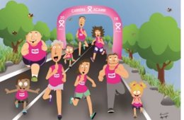 Carrera contra el cáncer de mama organizada por Acambi