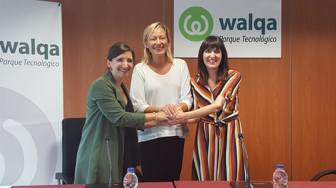 Firma del acuerdo entre Walqa e Inaem.