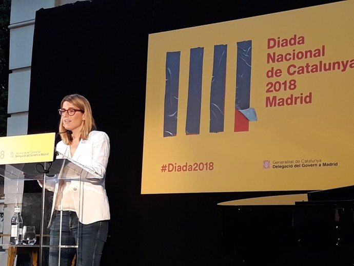 Elsa Artadi celebra la Diada en Madrid