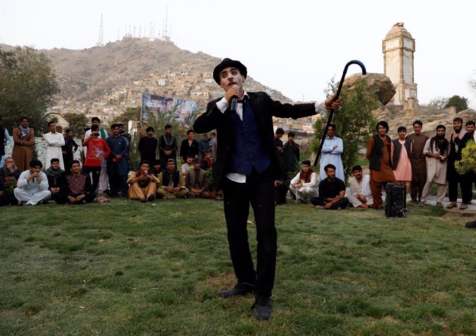 Karim Asir, conocido como el 'Charlie Chaplin afgano'
