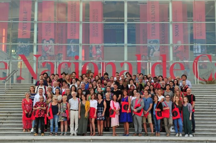 Fotografía de familia de la temporada 2018-2019 del TNC