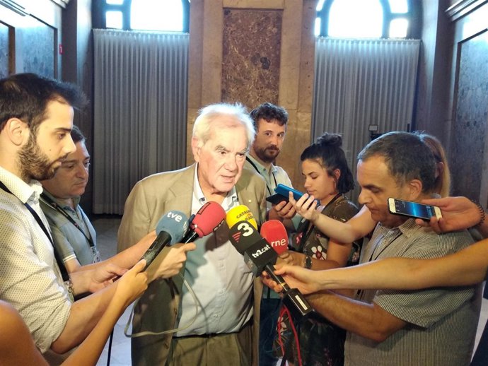 ARCHIVO / Ernest Maragall en declaraciones en el Parlament