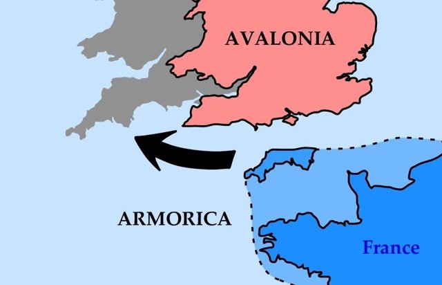 Relación geológica de Francia e Inglaterra