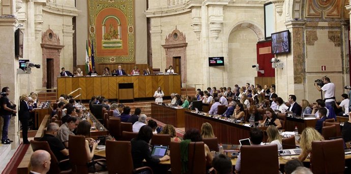 Pleno del Parlamento andaluz