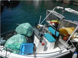 Residuos recogidos de las aguas de playas y calas