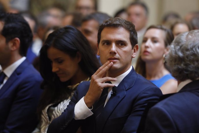 El presidente de Ciudadanos, Albert Rivera, se reúne con empresarios madrileños 