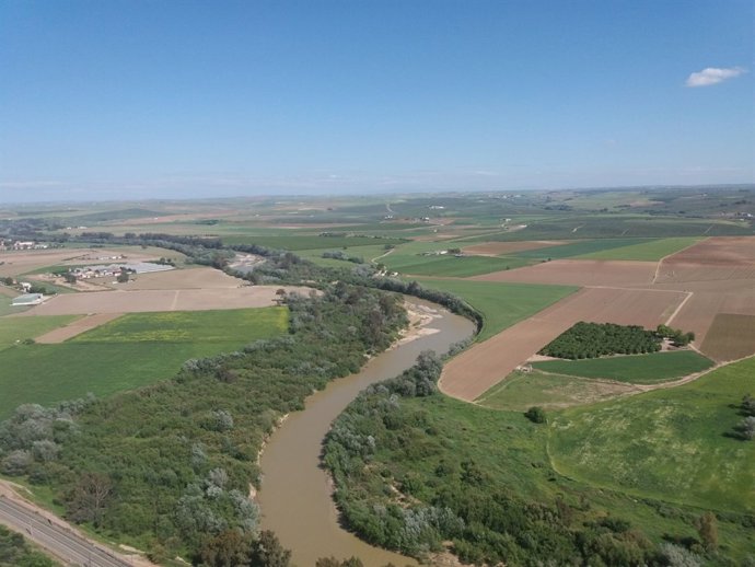 Río Guadalquivir a su paso por Almodóvar del Río