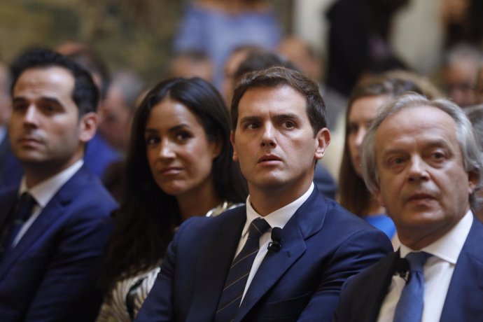 El presidente de Ciudadanos, Albert Rivera, se reúne con empresarios madrileños 