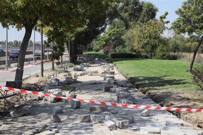 Renovación parque en Getafe