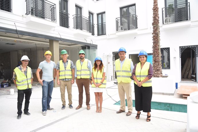Visita a las obras del hotel 'La Casa del Comandante' en Tarifa
