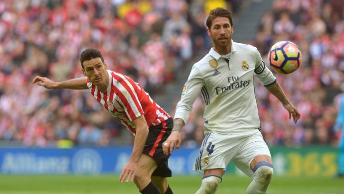 Real Madrid Athletic Bilbao Aritz Aduriz Sergio Ramos