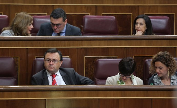 El diputado del PSOE Miguel Ángel Heredia en el Congreso