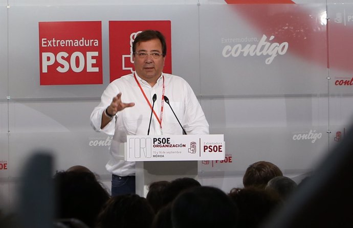 Fernández Vara, en un acto del partido en Mérida