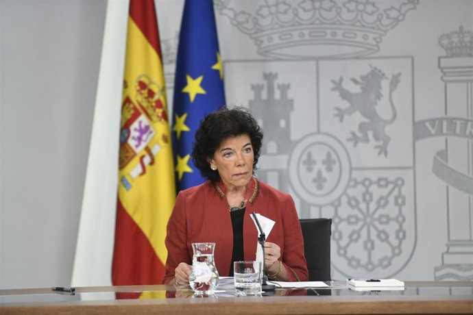 Rueda de prensa tras el Consejo de Ministros