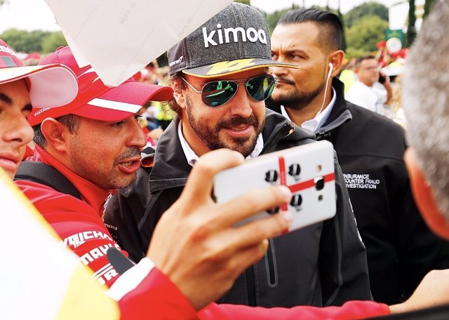 Fernando Alonso (McLaren), en el circuito de Monza