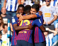 Dembélé y Ter Stegen rescatan al Barça en Anoeta