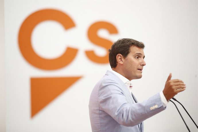 El president de Cs, Albert Rivera