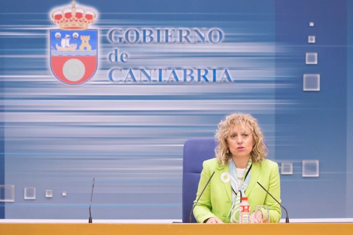 Eva Díaz Tezanos en rueda de prensa (Archivo)