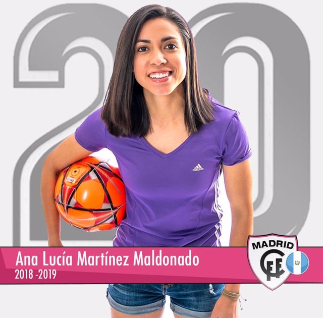 Analú Martínez, jugadora del Madrid femenino