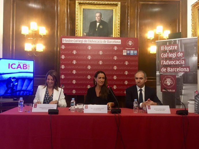 Maria Eugènia Gay, Cristina Vallejo y Jesús Sánchez