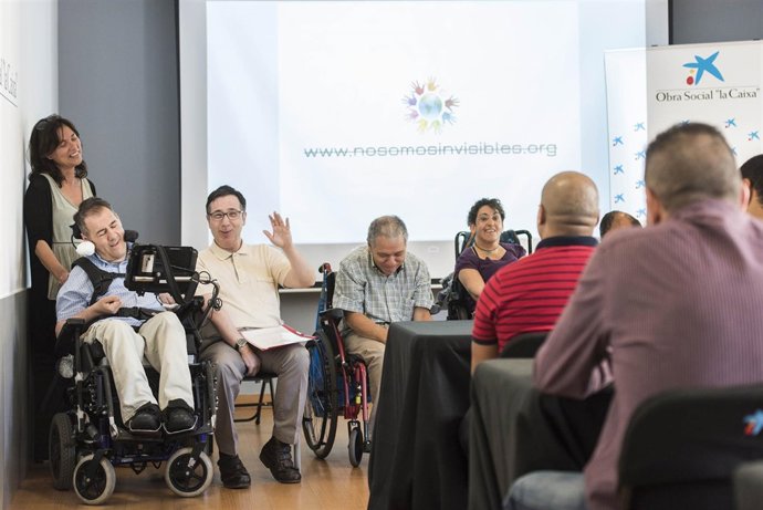 Taller del programa Reincorpora de La Obra Social La Caixa