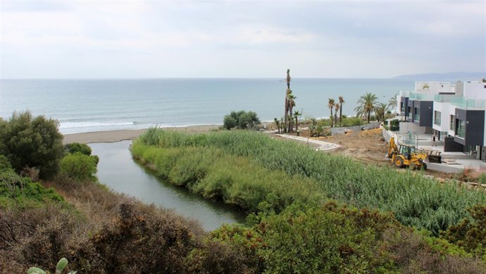 Obras del corredor litoral a su paso por Estepona 